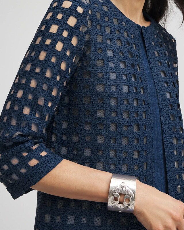 Travelers Collection Cutout Crush Jacket - image 4